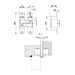 Петля Armadillo (Армадилло) скрытой установки U3D4200L левая (Architect 3D-ACH 40) 40 кг, схема