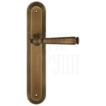 Дверная ручка Extreza 'ANNET' (Аннет) 329 на планке PL05 матовая бронза (key)