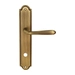 Дверная ручка Extreza 'ALDO' (Альдо) 331 на планке PL03, матовая бронза (wc)