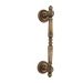 Ручка дверная скоба Extreza 'DANIEL' (Даниель) на круглых розетках R03, матовая бронза