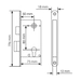 Корпус замка под цилиндр Morelli L1885, схема