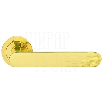 Дверные ручки на розетке Morelli Luxury 'Le Boat Hm' золото + декор