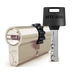 Цилиндровый механизм ключ-ключ Mul-T-Lock (Светофор) MTL400 95 mm (30+10+55), латунь + шестерня