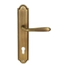 Дверная ручка Extreza 'ALDO' (Альдо) 331 на планке PL03, матовая бронза (cyl)