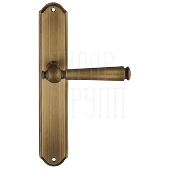 Дверная ручка Extreza 'ANNET' (Аннет) 329 на планке PL01 матовая бронза (key)